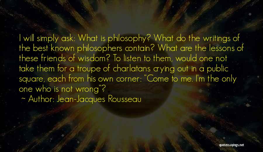 Best Known Friends Quotes By Jean-Jacques Rousseau