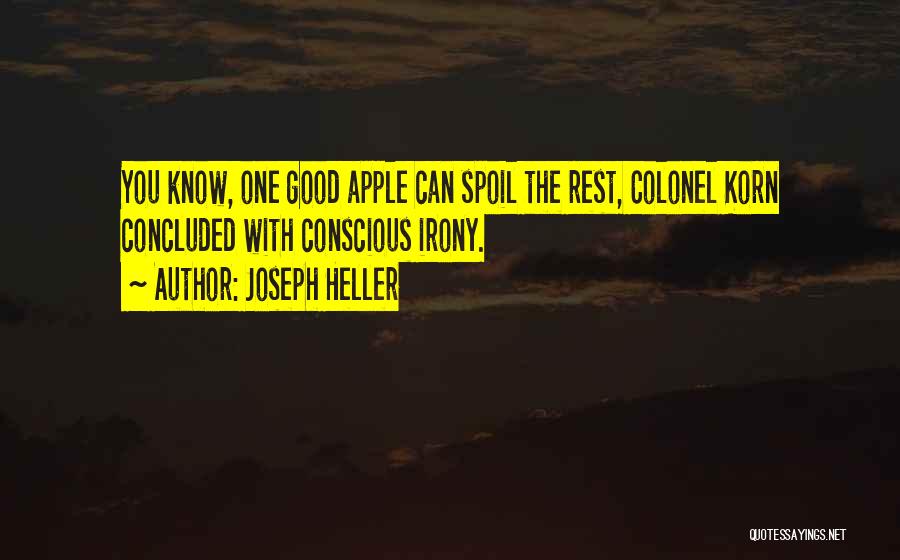 Best Korn Quotes By Joseph Heller