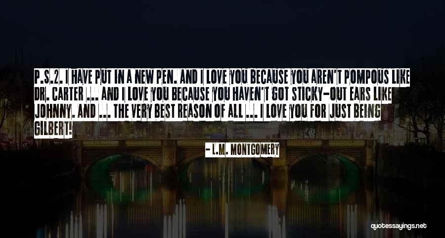 Best L Love You Quotes By L.M. Montgomery Best L Love You Quotes By L.M. Montgomery