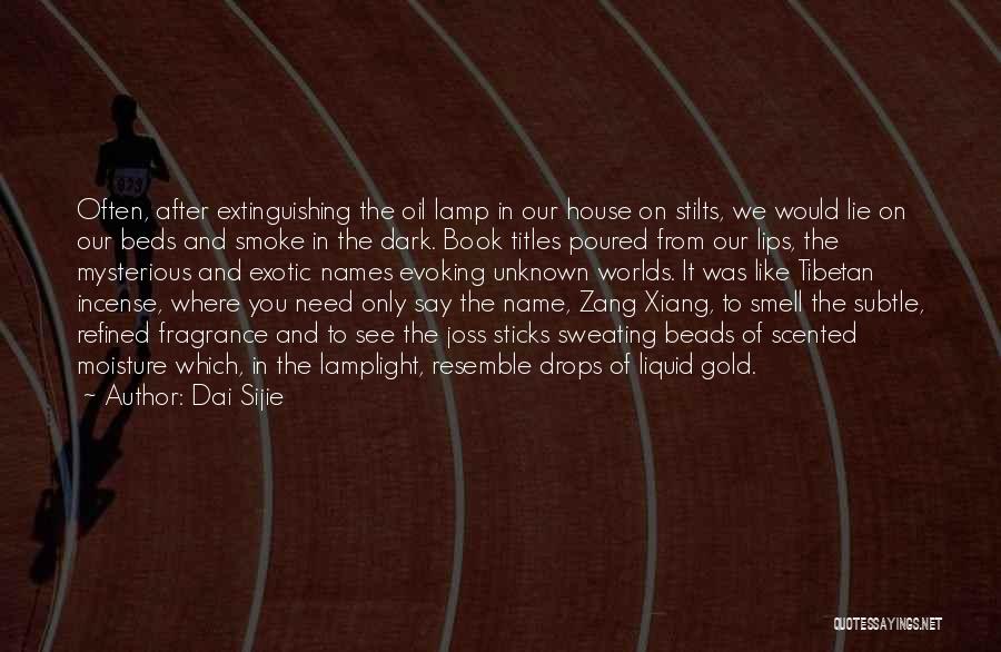 Best Lamp Quotes By Dai Sijie