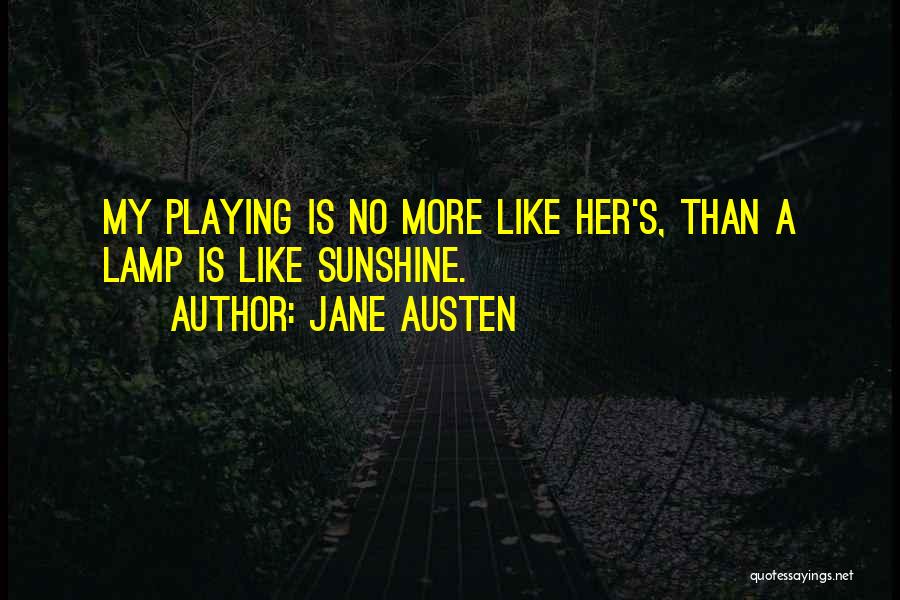 Best Lamp Quotes By Jane Austen