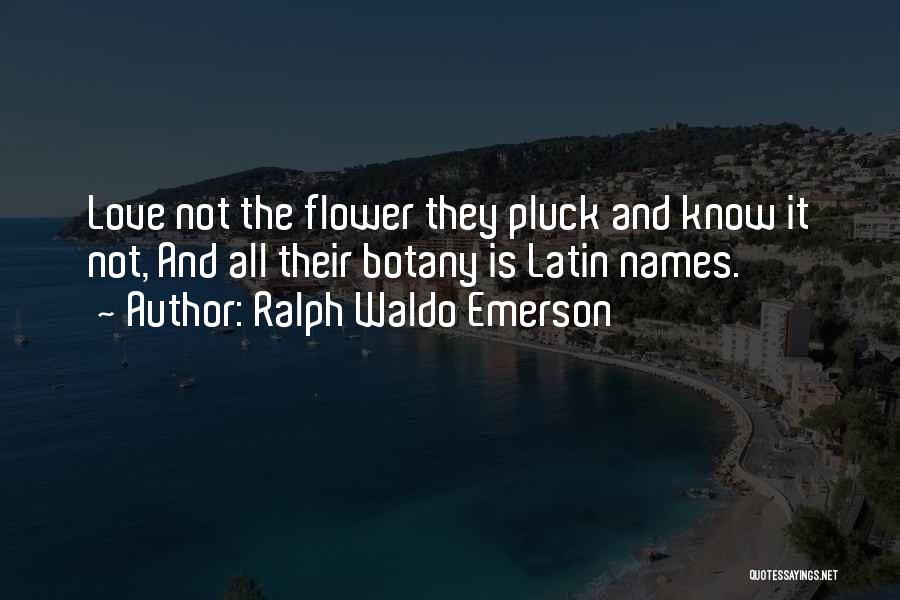 Best Latin Love Quotes By Ralph Waldo Emerson