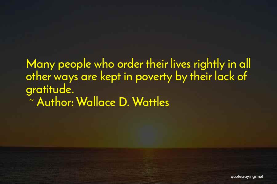 Best Law And Order Quotes By Wallace D. Wattles