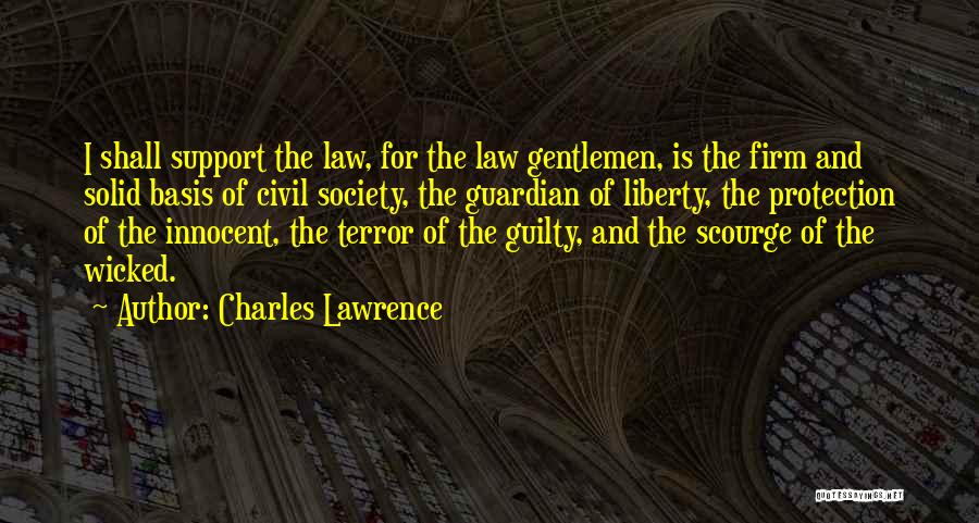 Best Law Firm Quotes By Charles Lawrence