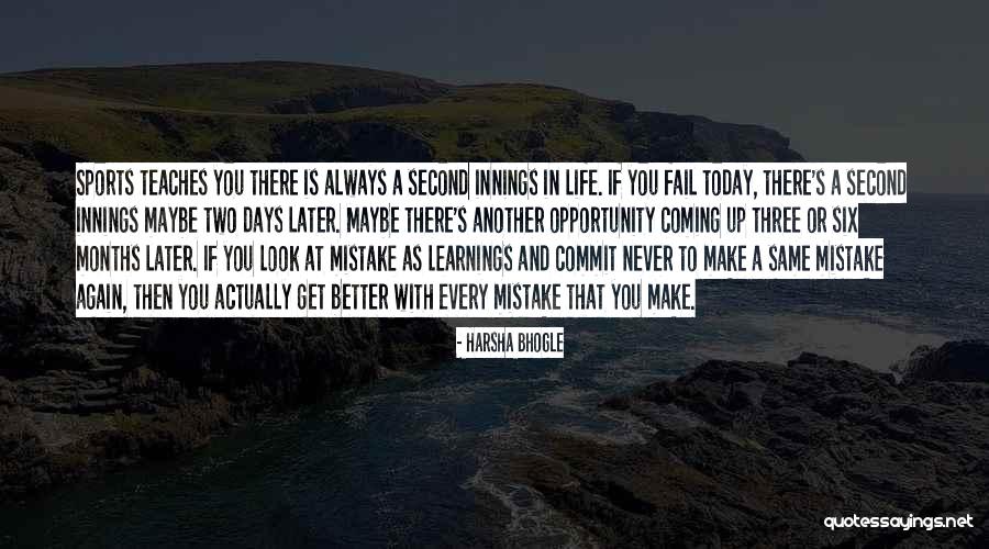 Best Learnings Quotes By Harsha Bhogle