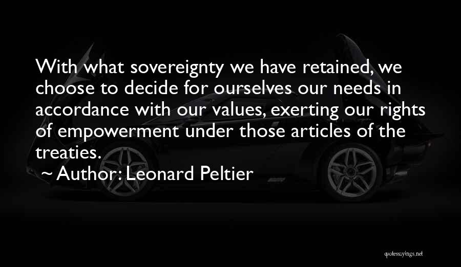 Best Leonard Peltier Quotes By Leonard Peltier