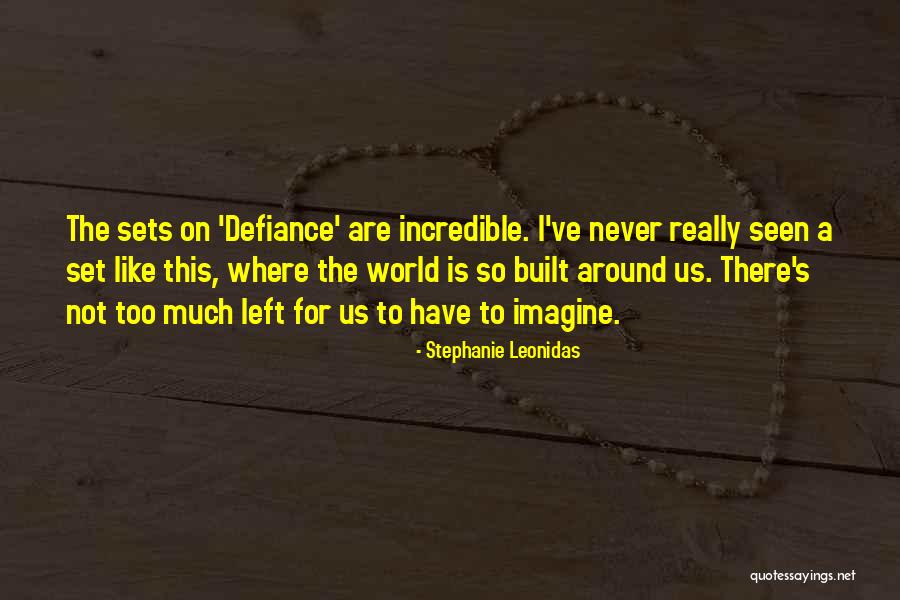 Best Leonidas Quotes By Stephanie Leonidas