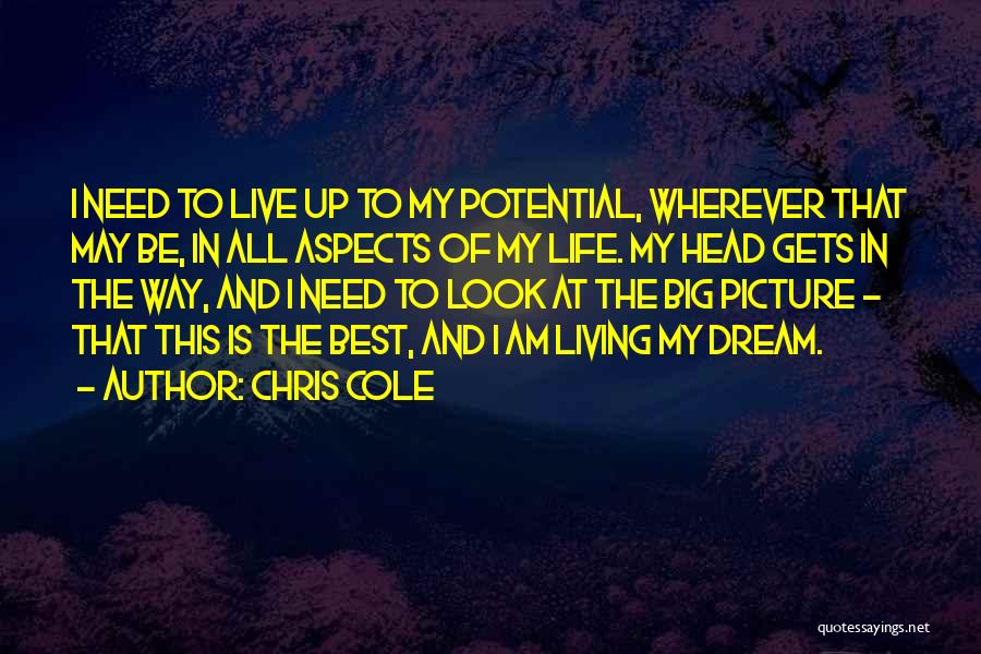 Best Life Dream Quotes By Chris Cole