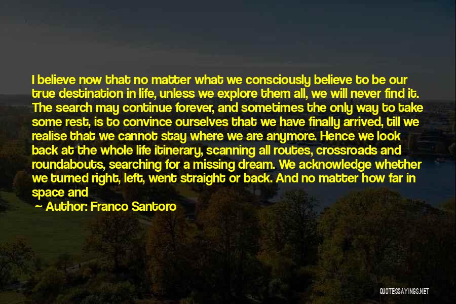 Best Life Dream Quotes By Franco Santoro