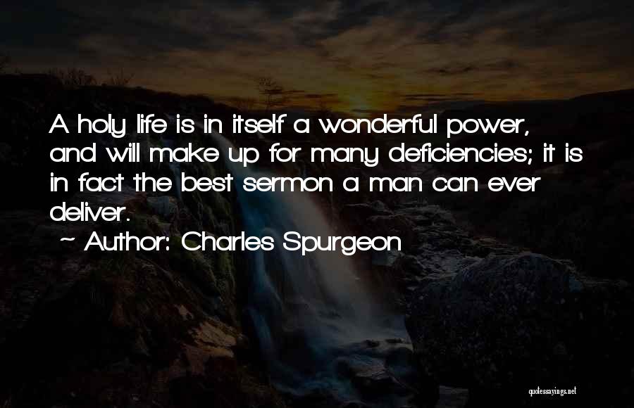 Best Life Fact Quotes By Charles Spurgeon