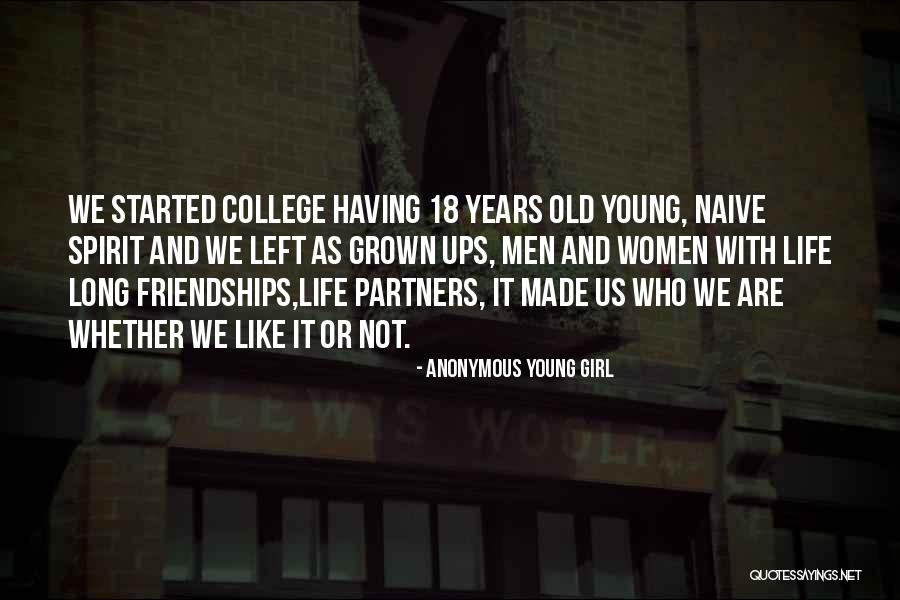Best Life Partners Quotes By Anonymous Young Girl Best Life Partners Quotes By Anonymous Young Girl
