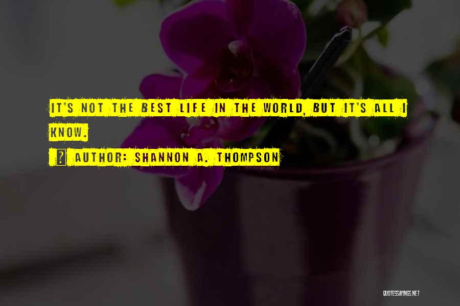 Best Lifestyle Quotes By Shannon A. Thompson