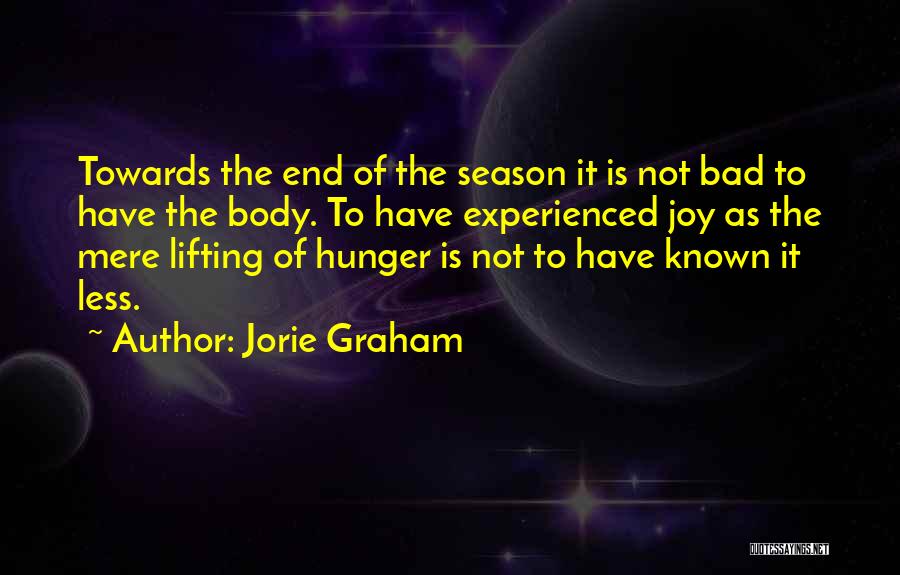 Best Lifting Quotes By Jorie Graham