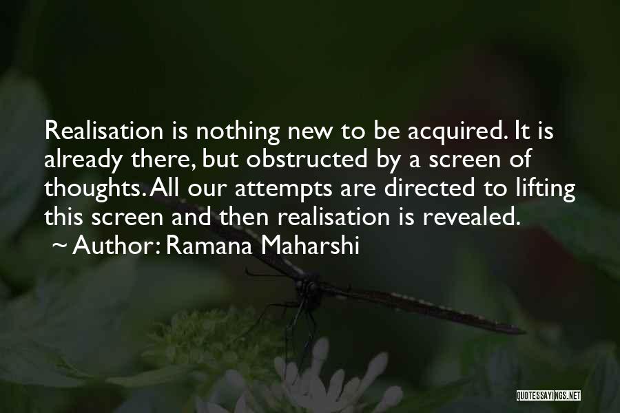Best Lifting Quotes By Ramana Maharshi