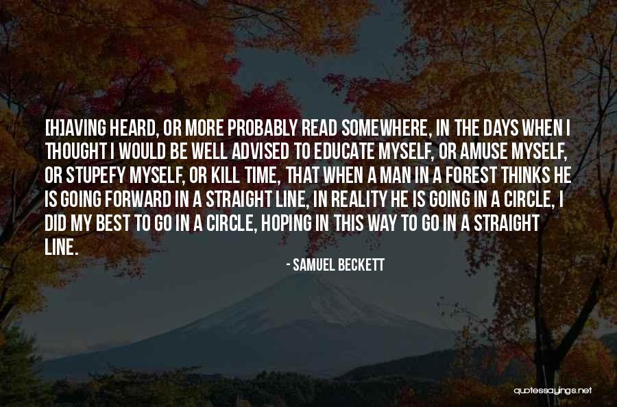 Best Line Quotes By Samuel Beckett