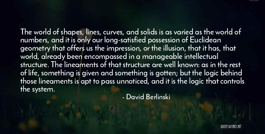 Best Lines For Life Quotes By David Berlinski