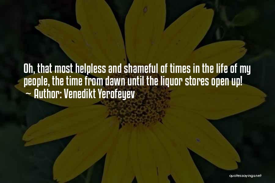 Best Liquor Quotes By Venedikt Yerofeyev