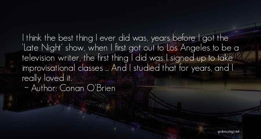 Best Los Angeles Quotes By Conan O'Brien