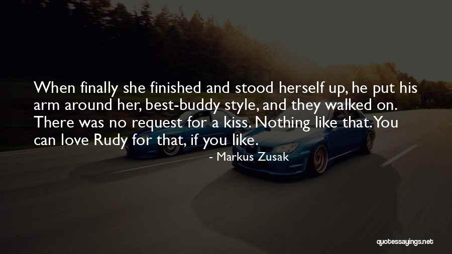 Best Love Kiss Quotes By Markus Zusak