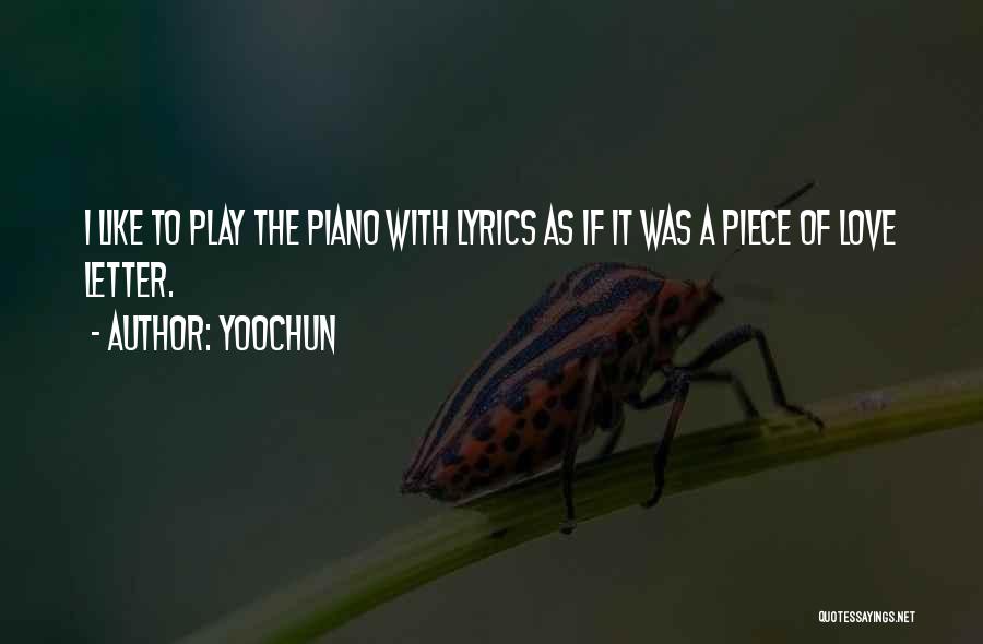 Best Love Lyrics And Quotes By Yoochun