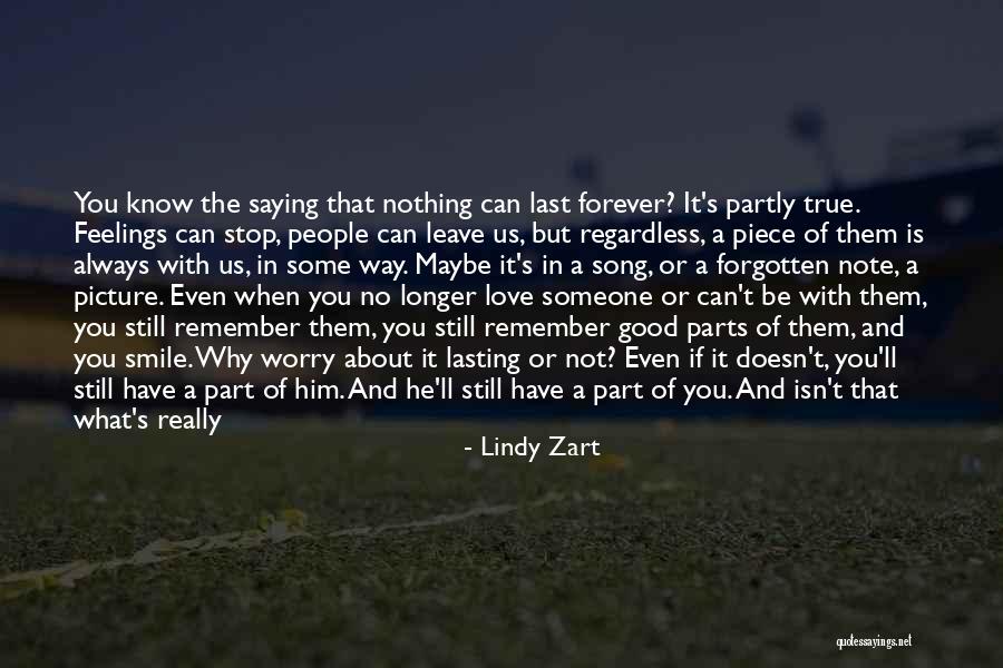 Best Love Note Quotes By Lindy Zart