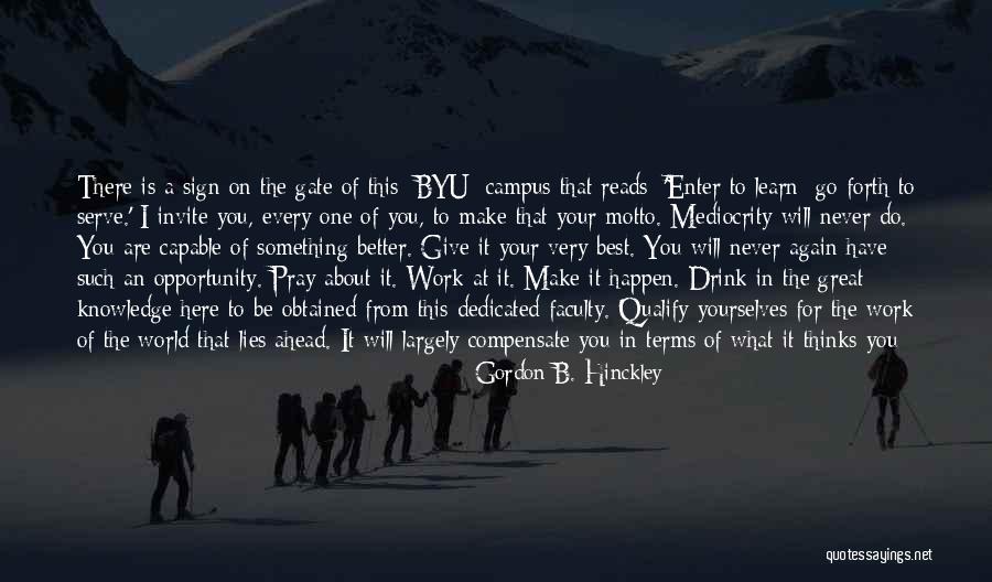 Best Love Respect Quotes By Gordon B. Hinckley Best Love Respect Quotes By Gordon B. Hinckley