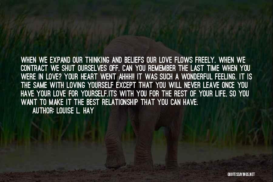 Best Loving Love Quotes By Louise L. Hay