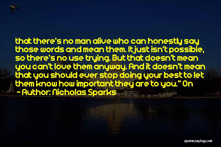 Best Man Alive Quotes By Nicholas Sparks