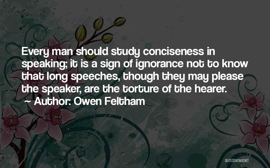 Best Man Speeches Quotes By Owen Feltham