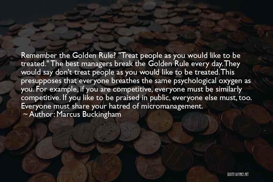 Best Manager Quotes By Marcus Buckingham