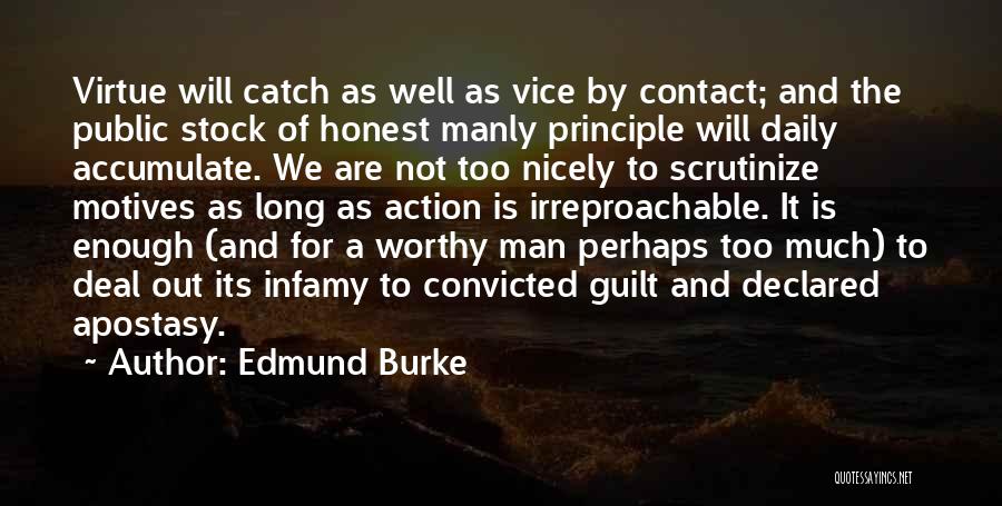Best Manly Quotes By Edmund Burke