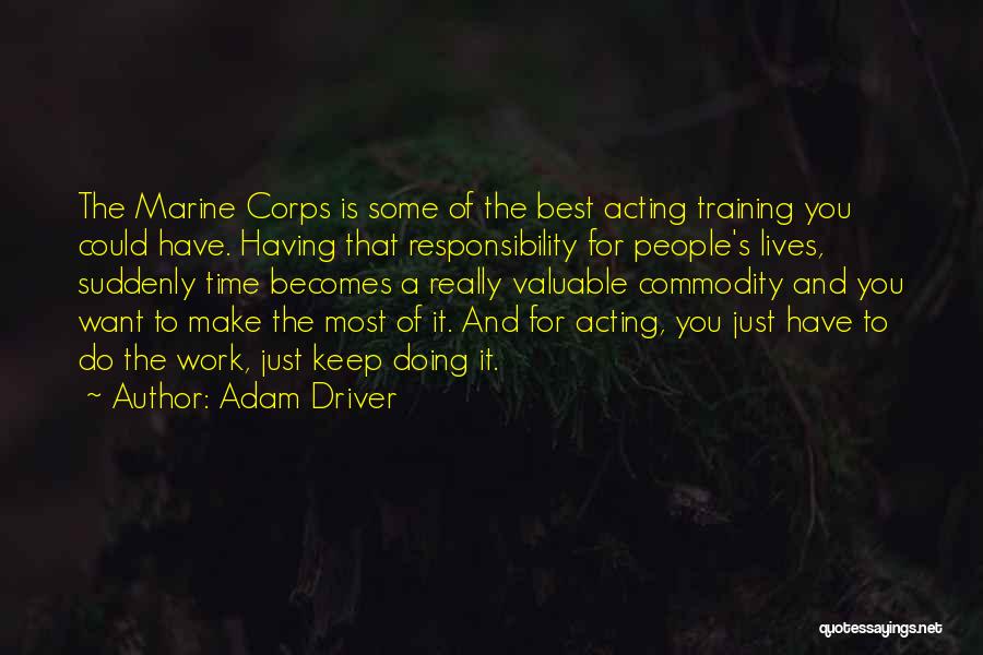 Best Marine Quotes By Adam Driver