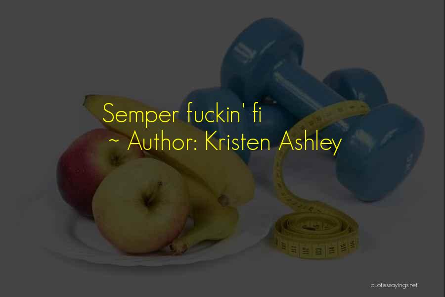 Best Marine Quotes By Kristen Ashley