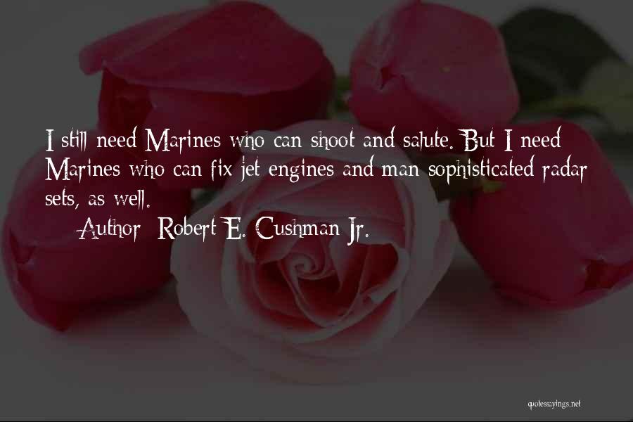 Best Marine Quotes By Robert E. Cushman Jr.