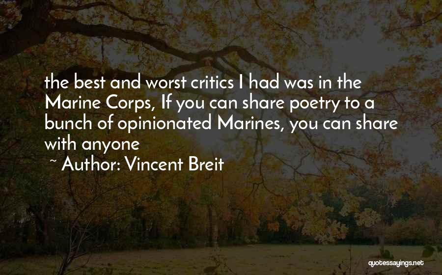 Best Marine Quotes By Vincent Breit