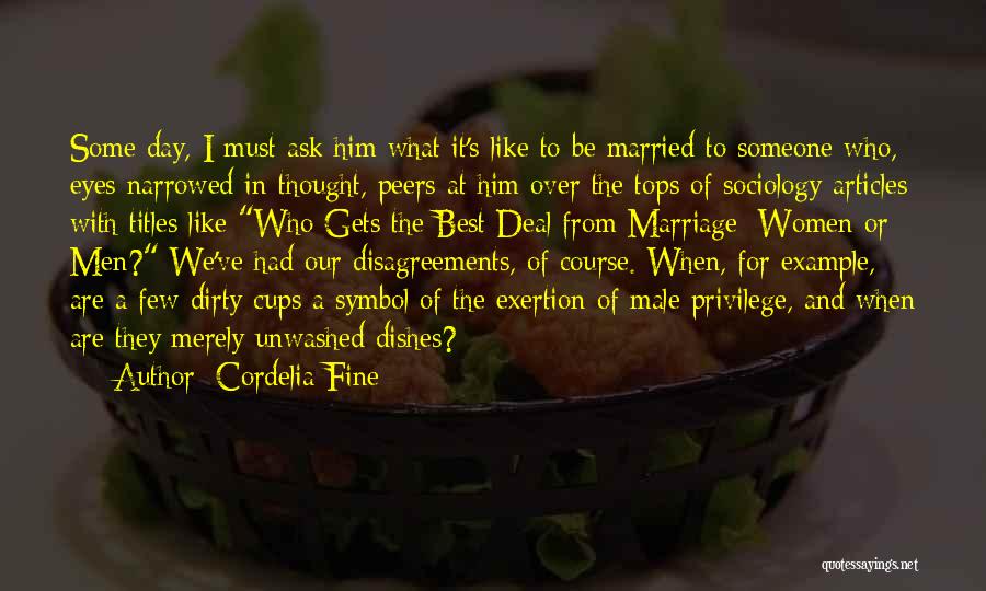 Best Marriage Quotes By Cordelia Fine