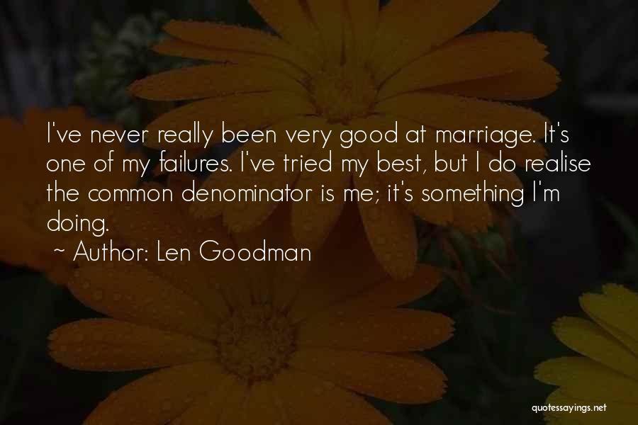 Best Marriage Quotes By Len Goodman