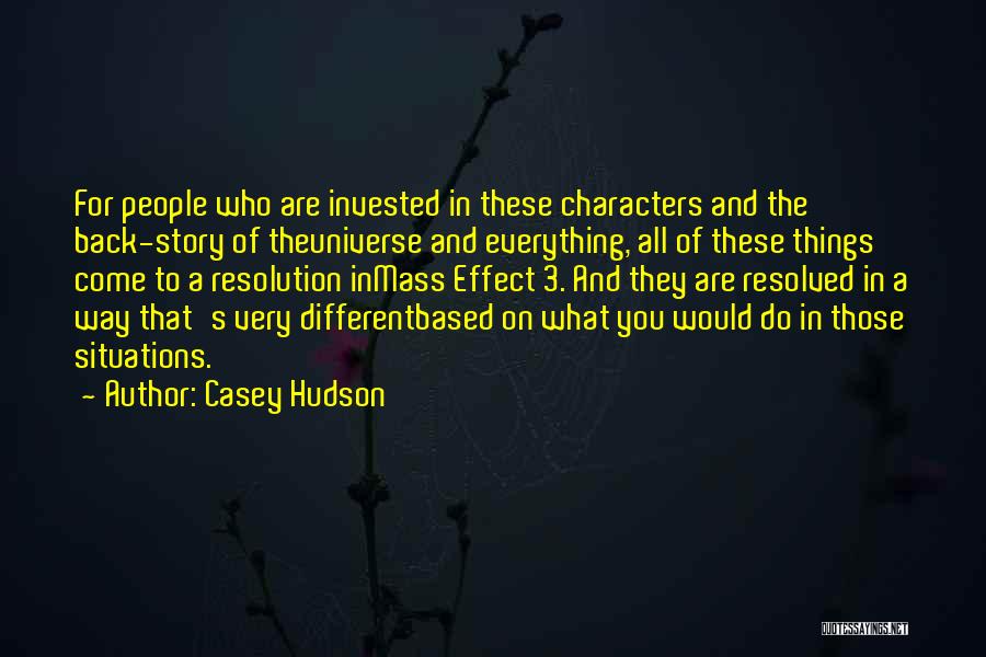 Best Mass Effect 1 Quotes By Casey Hudson