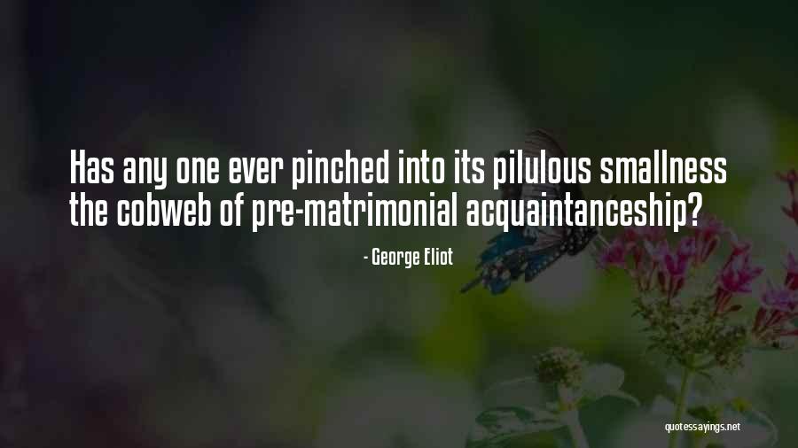 Best Matrimonial Quotes By George Eliot