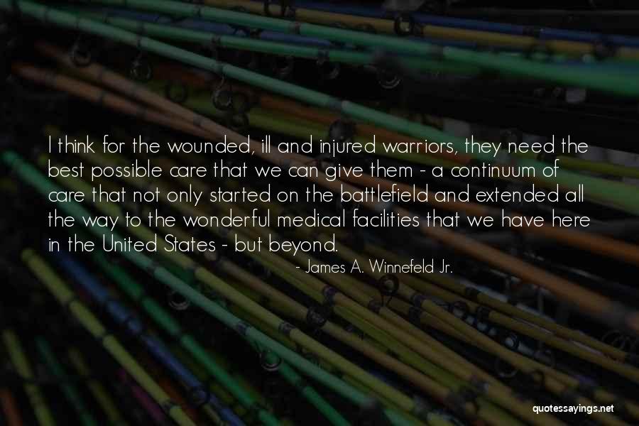 Best Medical Quotes By James A. Winnefeld Jr. Best Medical Quotes By James A. Winnefeld Jr.