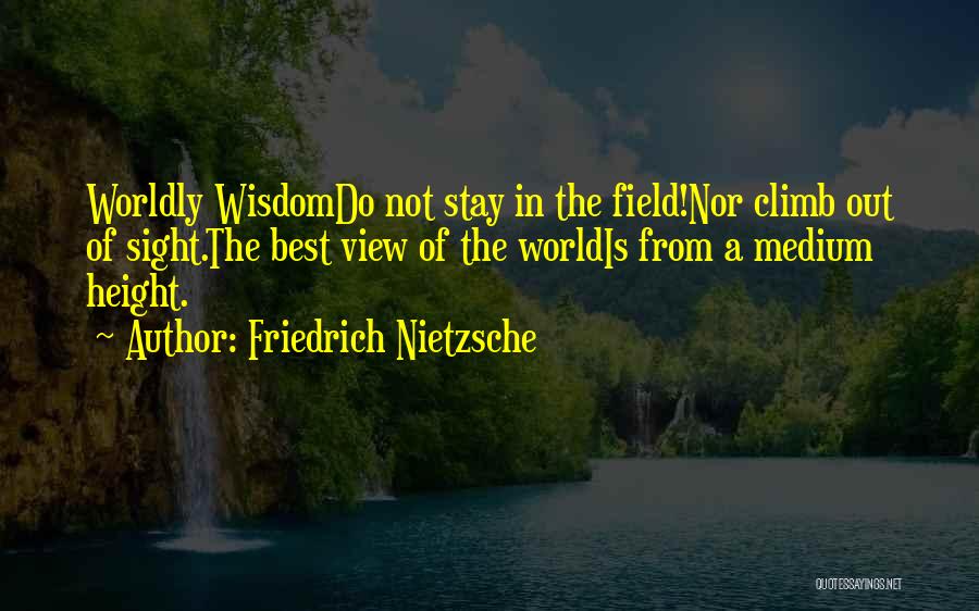 Best Medium Quotes By Friedrich Nietzsche