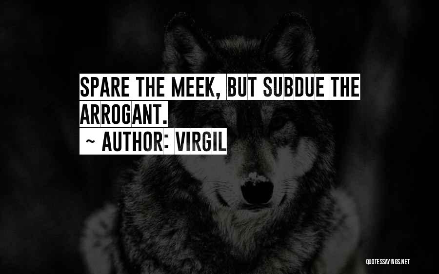 Best Meek Quotes By Virgil