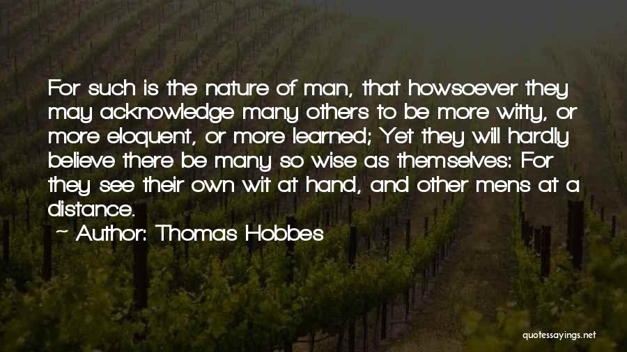 Best Mens Quotes By Thomas Hobbes