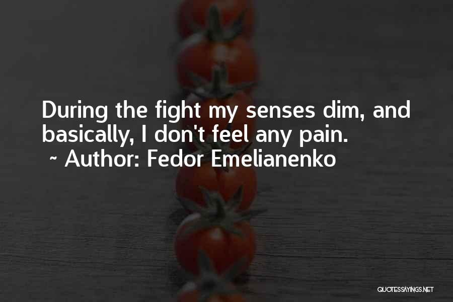 Best Mma Fighting Quotes By Fedor Emelianenko