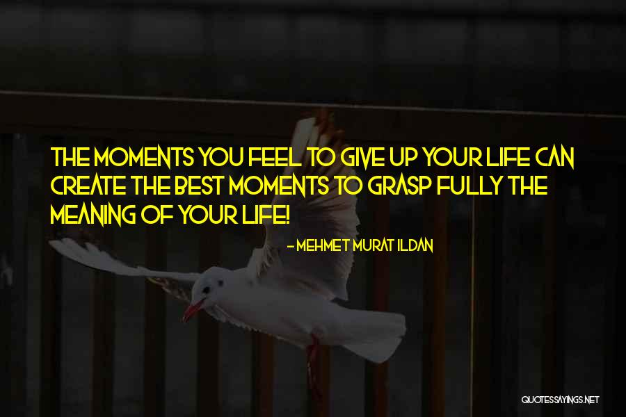 Best Moments Quotes By Mehmet Murat Ildan