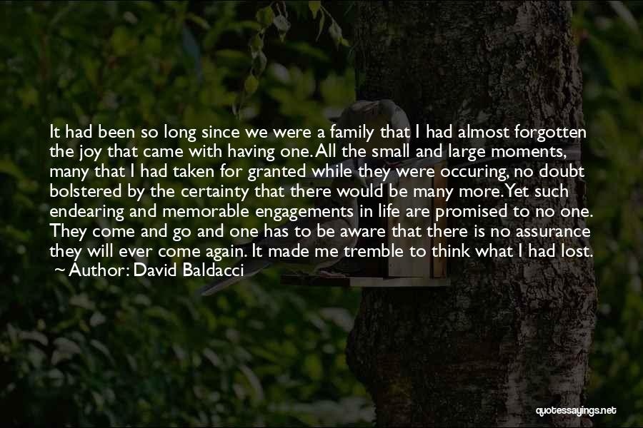 Best Moments With Family Quotes By David Baldacci