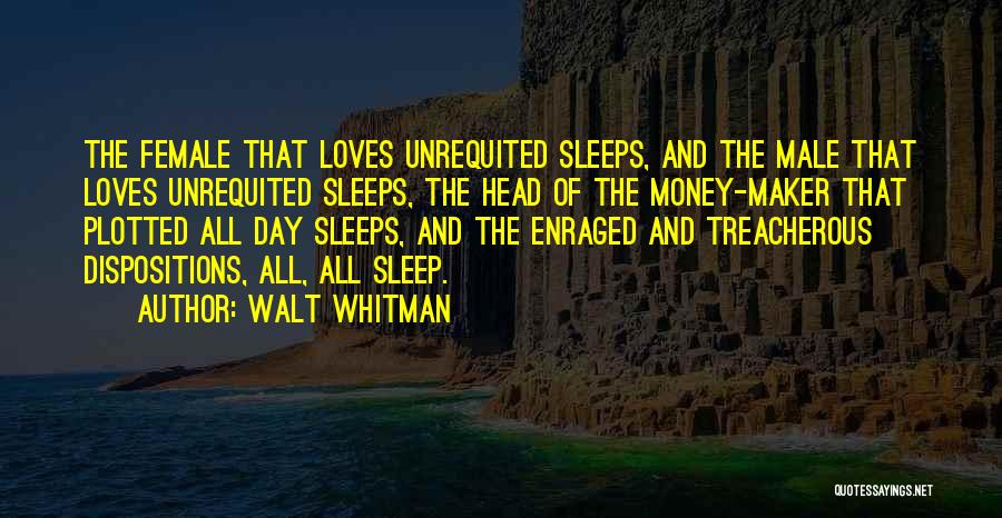 Best Money Maker Quotes By Walt Whitman