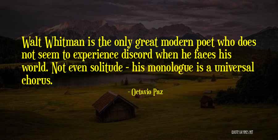 Best Monologue Quotes By Octavio Paz