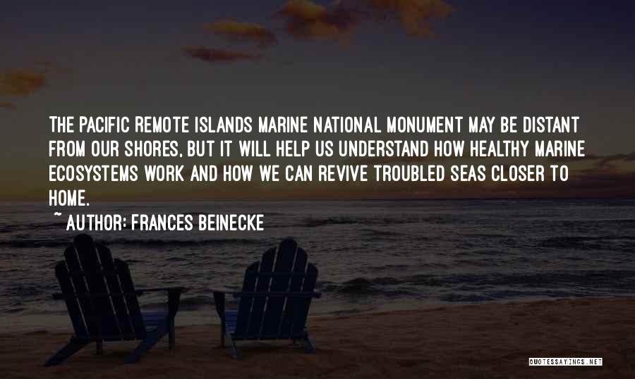 Best Monument Quotes By Frances Beinecke