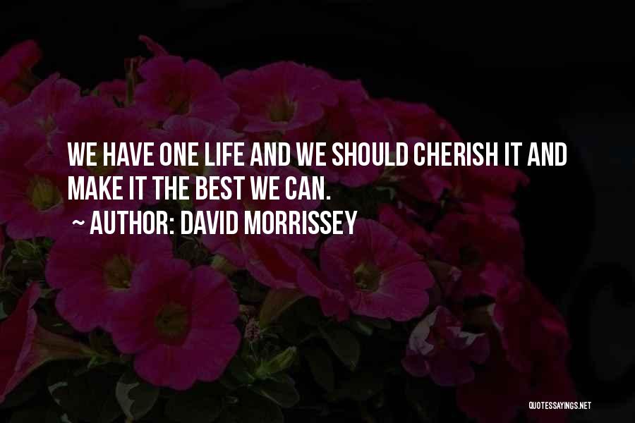 Best Morrissey Quotes By David Morrissey